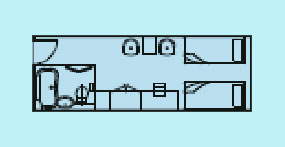 美维凯珍阳台标房平面图