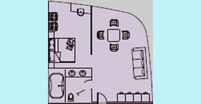 美维凯珍香格里拉套房平面图