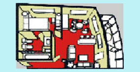 美维凯娜香格里拉套房平面图