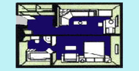美维凯娜豪华套房平面图