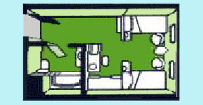 美维凯蒂行政套房平面图