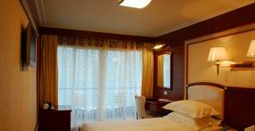 总统一号阳台标准客房效果图