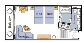 世纪神话行政套房平面图