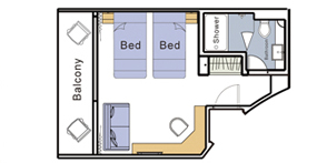 世纪神话豪华商务间平面图