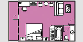 总统六号豪华套房平面图